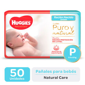 PAÑAL HUGGIES NATURAL Care Px50