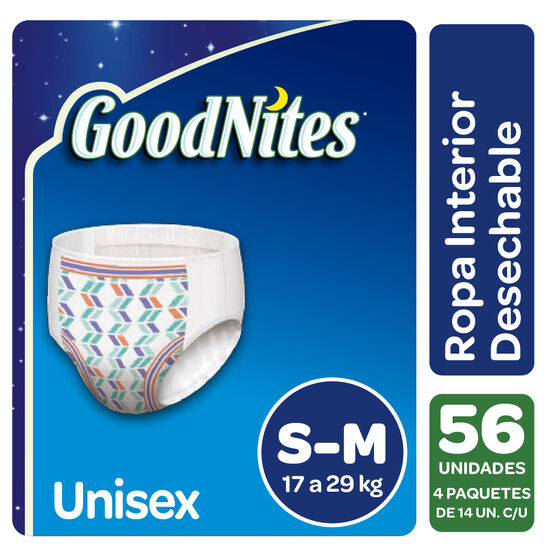 Ropa Interior Para Dormir Goodnites x 4 Packs