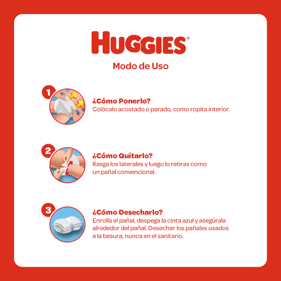 Pants Huggies Active Sec Xtra-Flex Etapa 2/M, 92uds