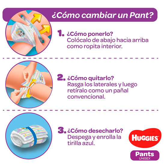 Pants Huggies Natural Care (Tallas M-G-XG-XXG)