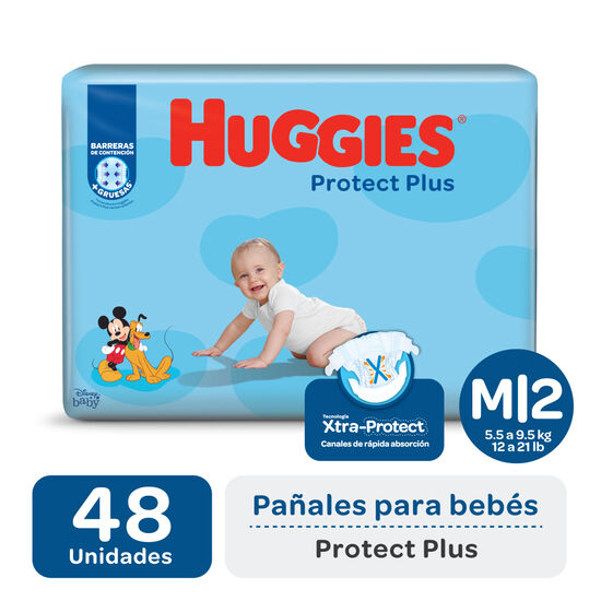 PAÑ HUG PROT PLUS M JUMBO 2x48