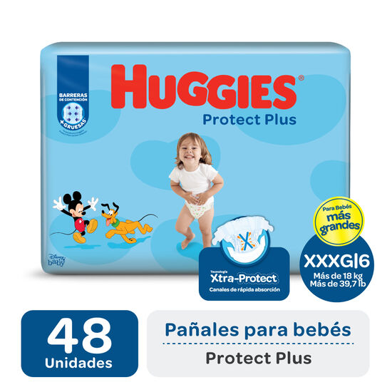 PAÑ HUG PROT PLUS XXXG AHORRP 2x48