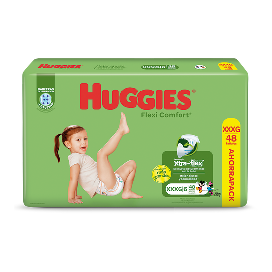 DIA HUG FLEX COMF XXXL AHORRP 2x48