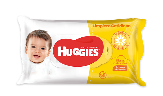 TOALLITAS HUMEDAS HUGGIES LIMPIEZA COTIDIANA